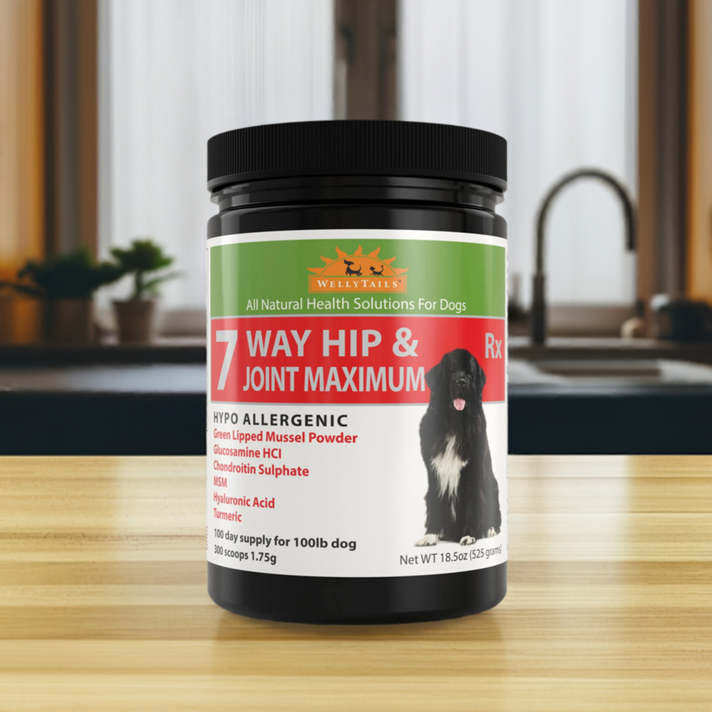 Hypoallergenic 7 Way Hip & Joint Maximum   Dog Joint Supplement  Made in CANADA