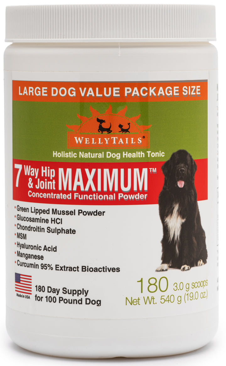 Suplemento hipoalergénico para articulaciones de perro máximo de cadera y articulación de 7 vías fabricado en CANADÁ
