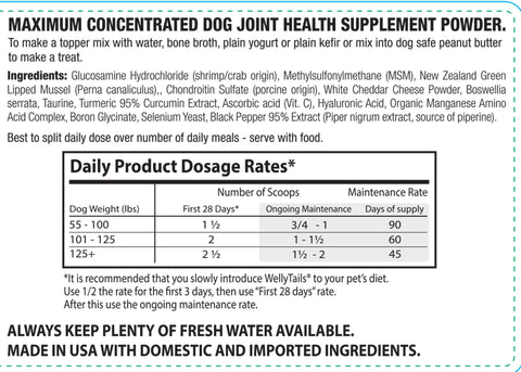 Suplemento hipoalergénico para articulaciones de perro máximo de cadera y articulación de 7 vías fabricado en CANADÁ