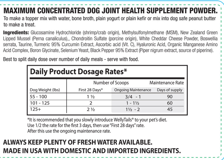 Suplemento hipoalergénico para articulaciones de perro máximo de cadera y articulación de 7 vías fabricado en CANADÁ