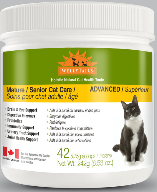 WellyTails Mature/Senior Cat Care ADVANCED  242 grams