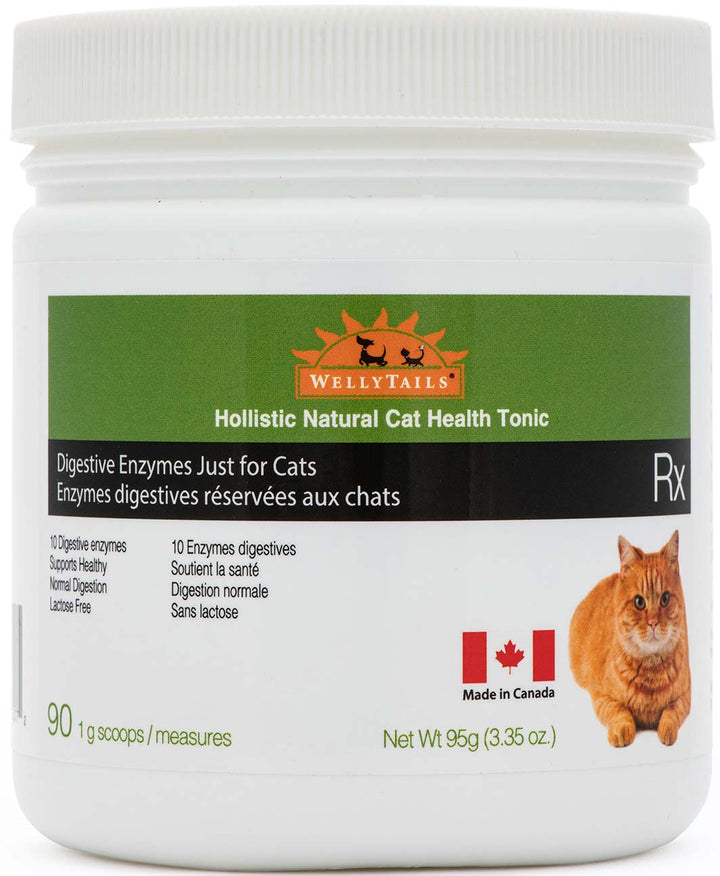 WellyTails Digestive Enzymes Just for Cats 90g