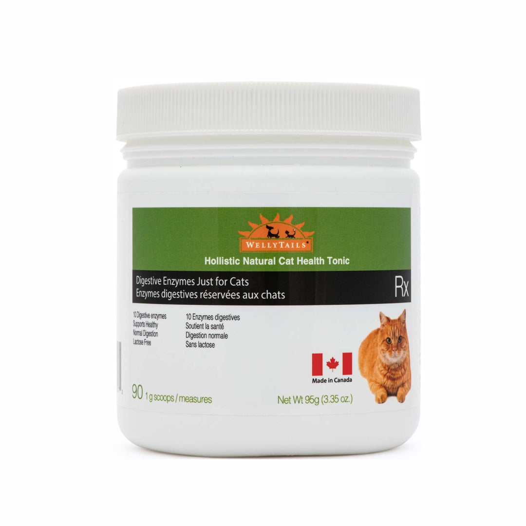 WellyTails Digestive Enzymes Just for Cats 90g