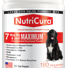 NutriCura 7 Way Hip & Joint MAXIMUM  Veterinary Clinic Dosage Strength Dog Joint Supplement
