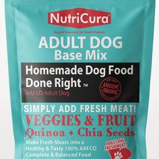 NutriCura  Veterinary Clinic  HOMEMADE AAFCO Adult & Senior Dog Food Base Mix