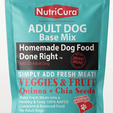 NutriCura  Veterinary Clinic  HOMEMADE AAFCO Adult & Senior Dog Food Base Mix