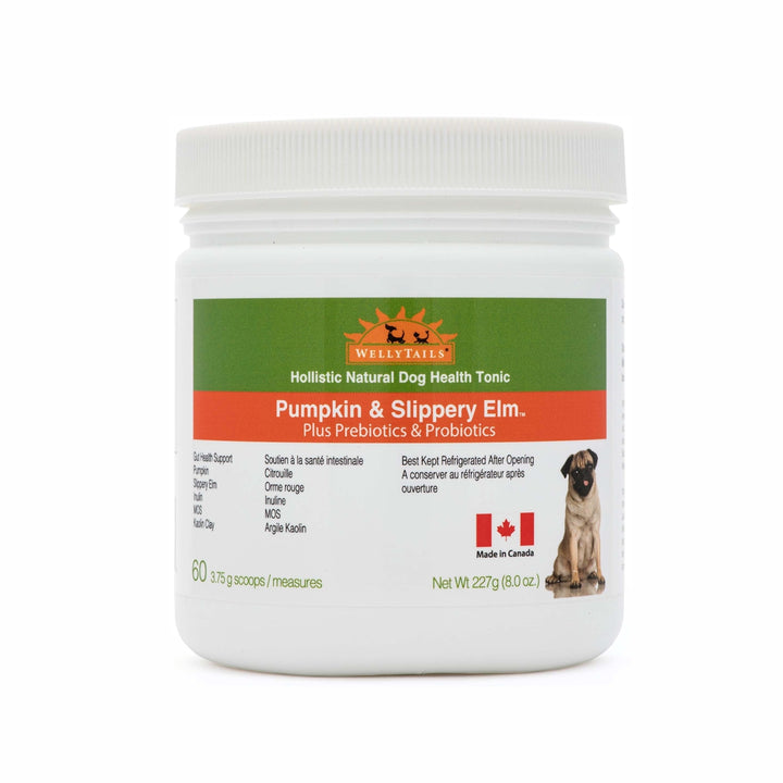 WellyTails Pumpkin & Slippery Elm with Probiotics & Prebiotics