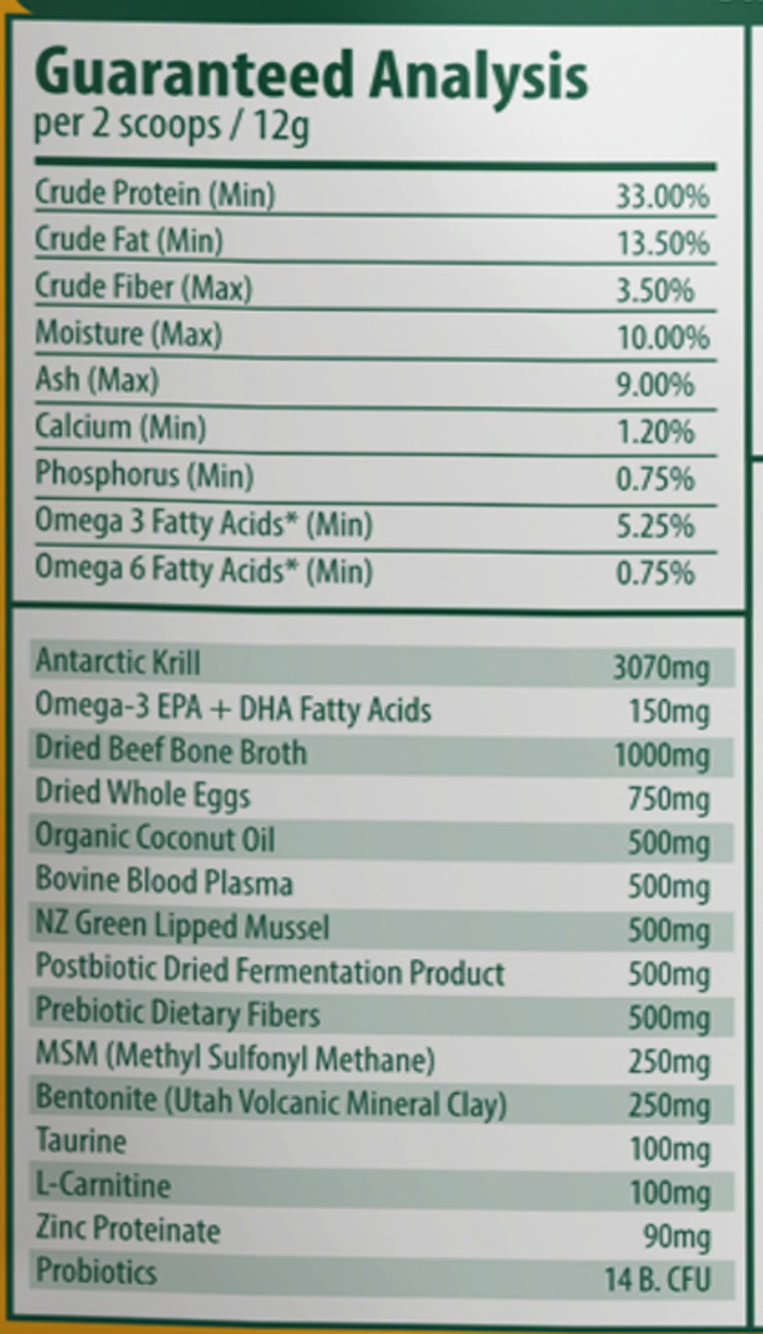 WellyTails SuperSauce Multifunctional Kibble Topper Dog 60 Scoops - 12.7 oz. (360g)