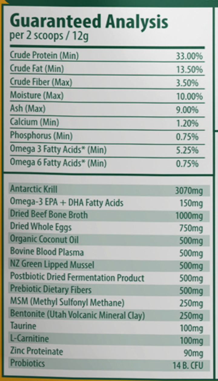 WellyTails SuperSauce Multifunctional Kibble Topper Dog 60 Scoops - 12.7 oz. (360g)