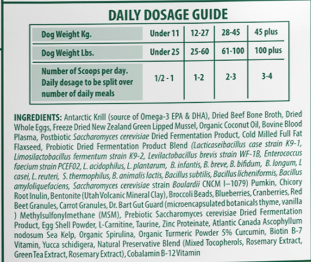 WellyTails SuperSauce Multifunctional Kibble Topper Dog 60 Scoops - 12.7 oz. (360g)