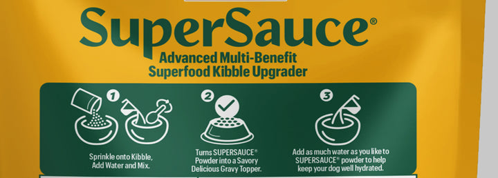 WellyTails SuperSauce Multifunctional Kibble Topper Dog 60 Scoops - 12.7 oz. (360g)