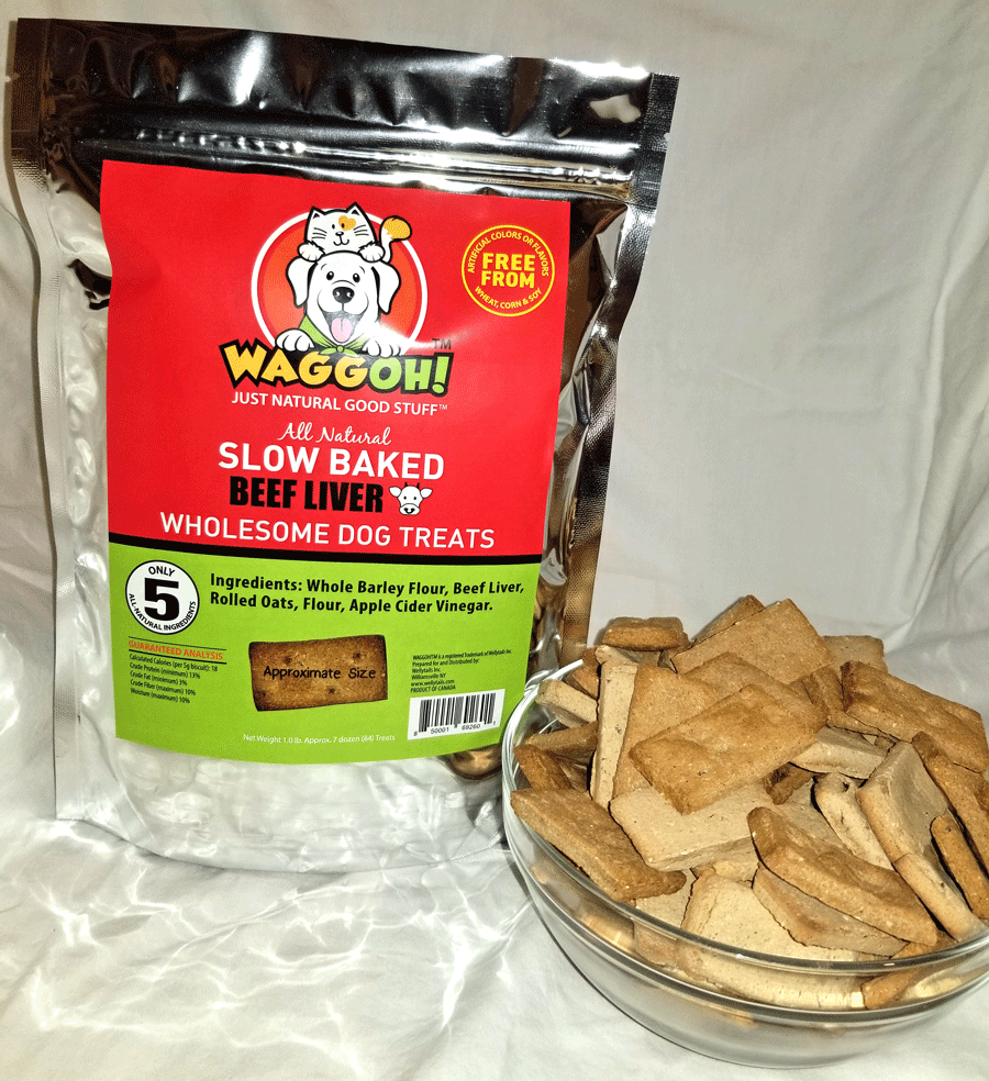 WaggOH! Beef Liver Limited Ingredients Dog Treats