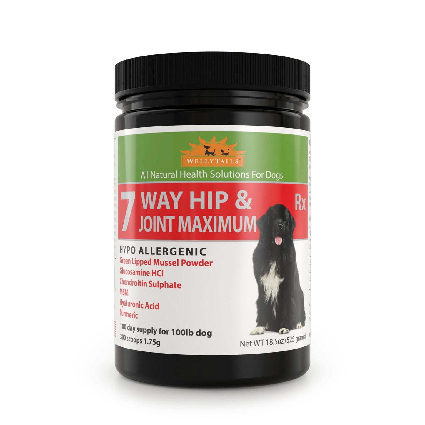 Hypoallergenic 7 Way Hip & Joint Maximum   Dog Joint Supplement  Made in CANADA