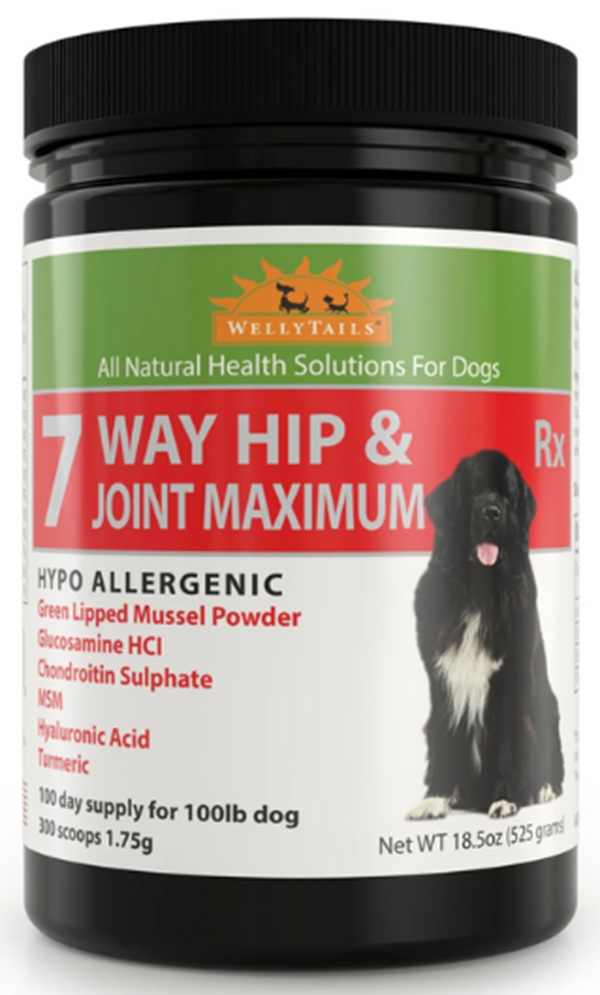 Hypoallergenic 7 Way Hip & Joint Maximum   Dog Joint Supplement  Made in CANADA