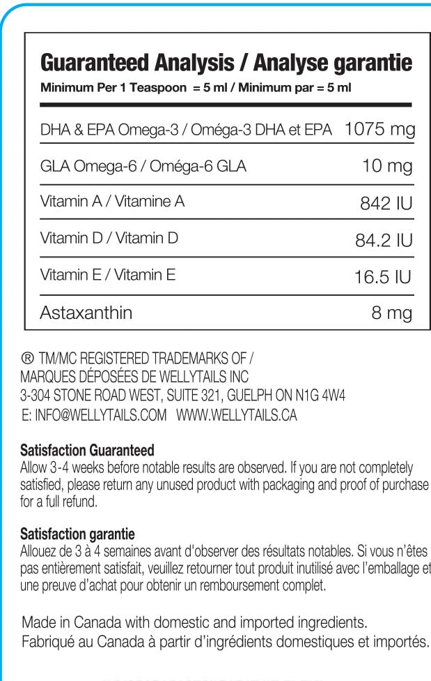 WellyTails Wild Ocean Fish Oil for Dogs Supplement WellyTails USA