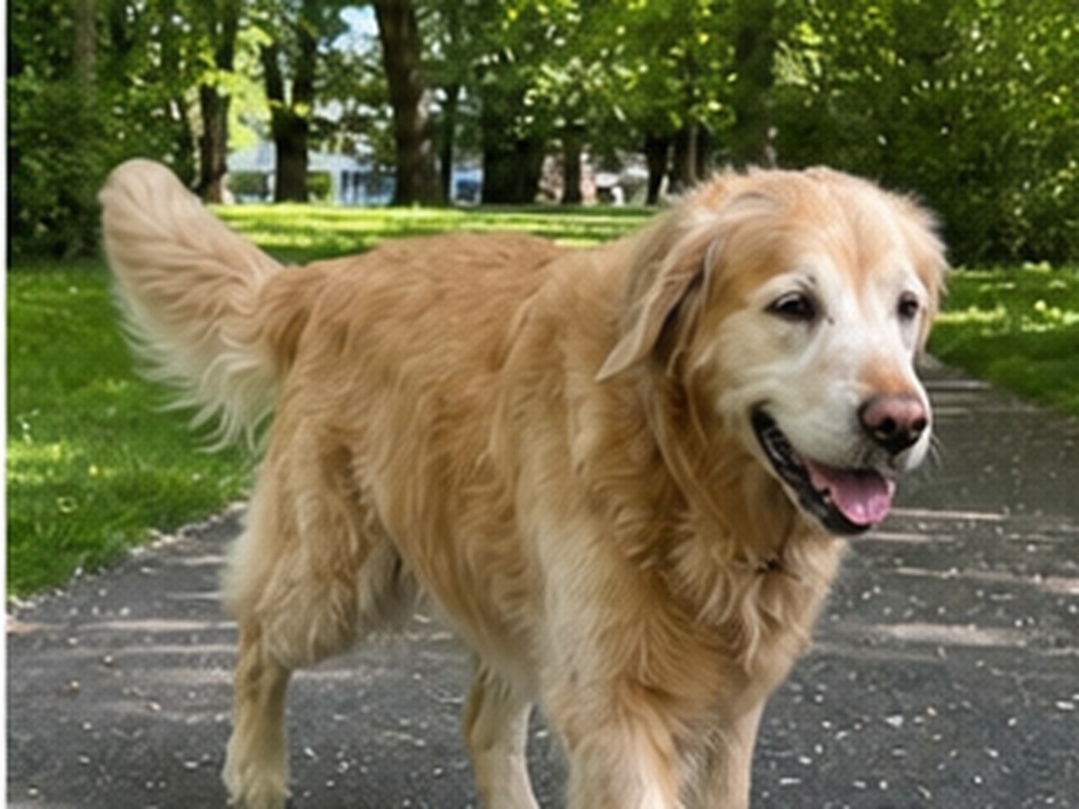 A dog enjoying time outdoors